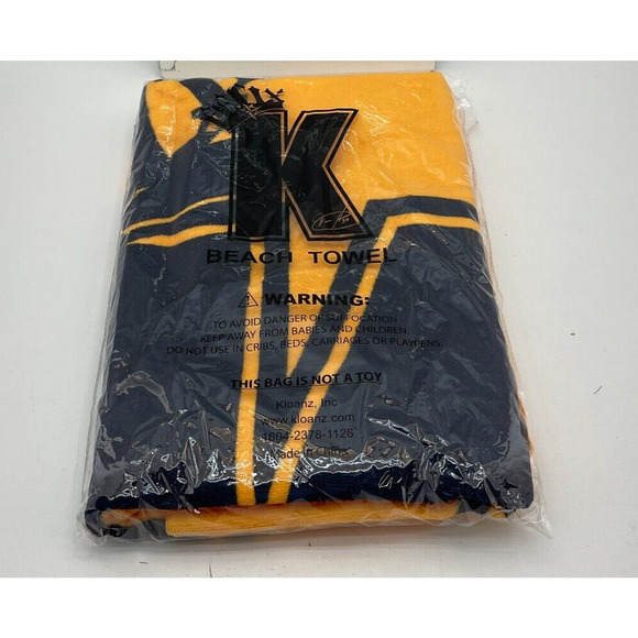 Yellow Beach Towel of King Felix Hernandez Seattle Mariners Giveaways Brand New - Picture 2 of 3